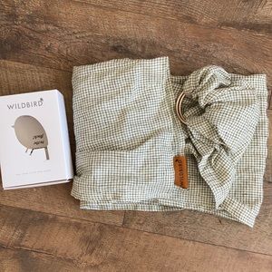 WildBird gingham check ring sling BRAND NEW